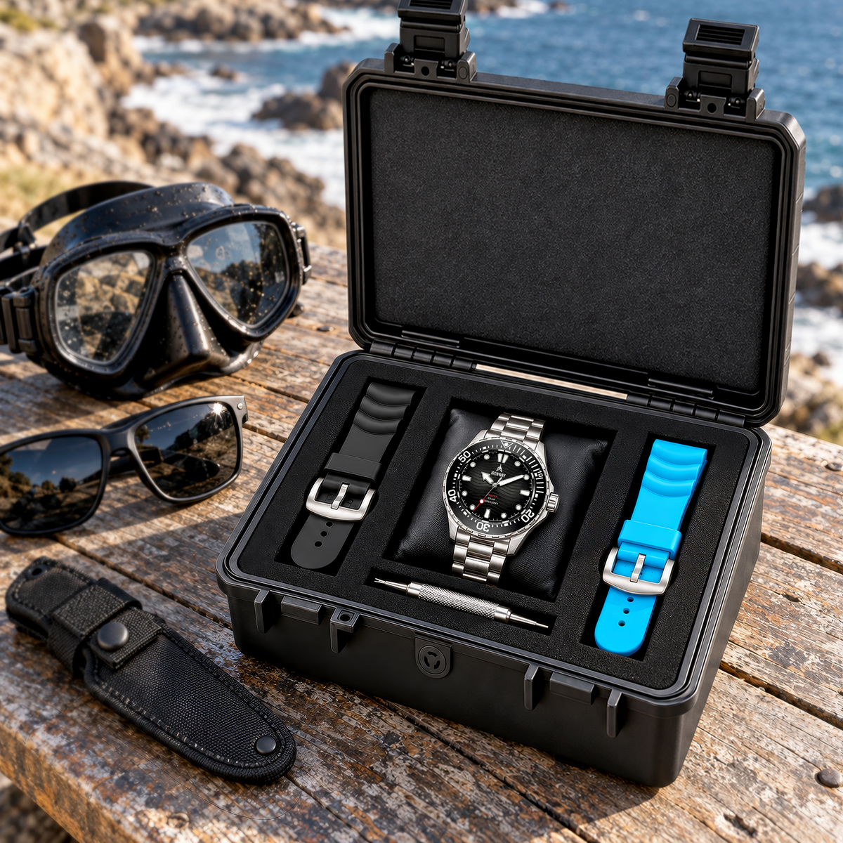 Trident 300 – Reloj de buceo solar 30ATM
