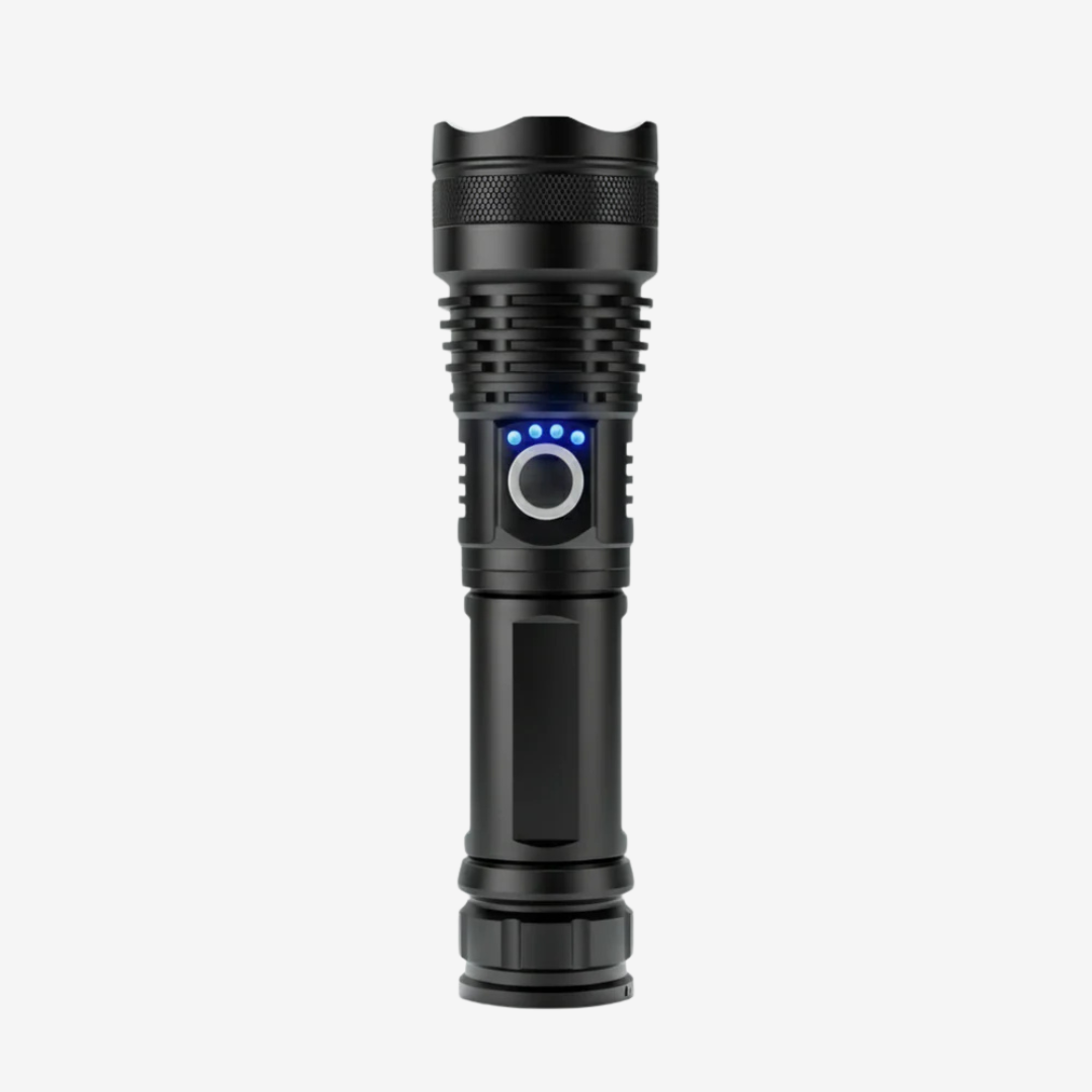 90000 lumen rechargeable flashlight Long Range Waterproof Rechargeable LED Flashlight