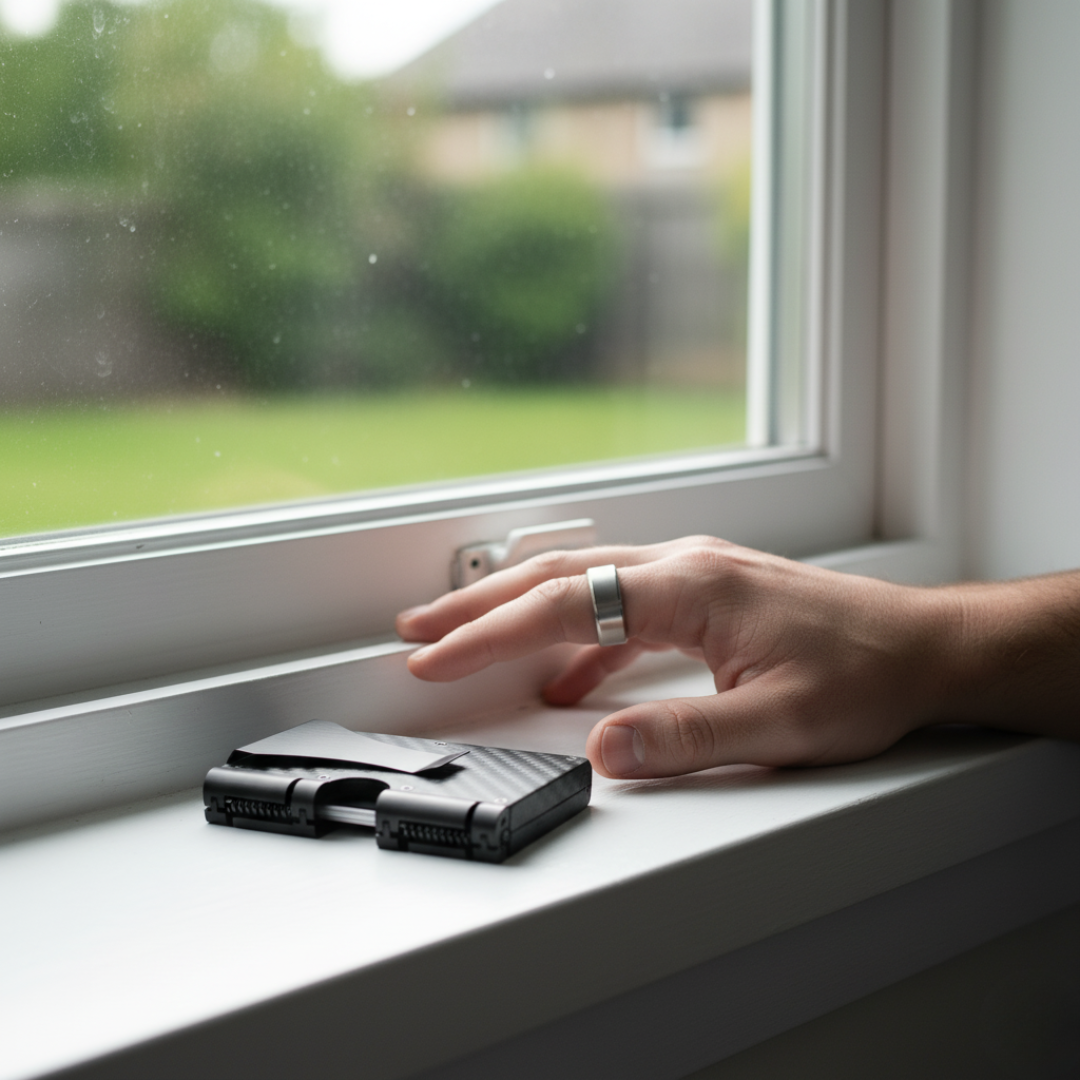 Valor-Ring — Gebürsteter Titanstahlring für tägliche Stärke