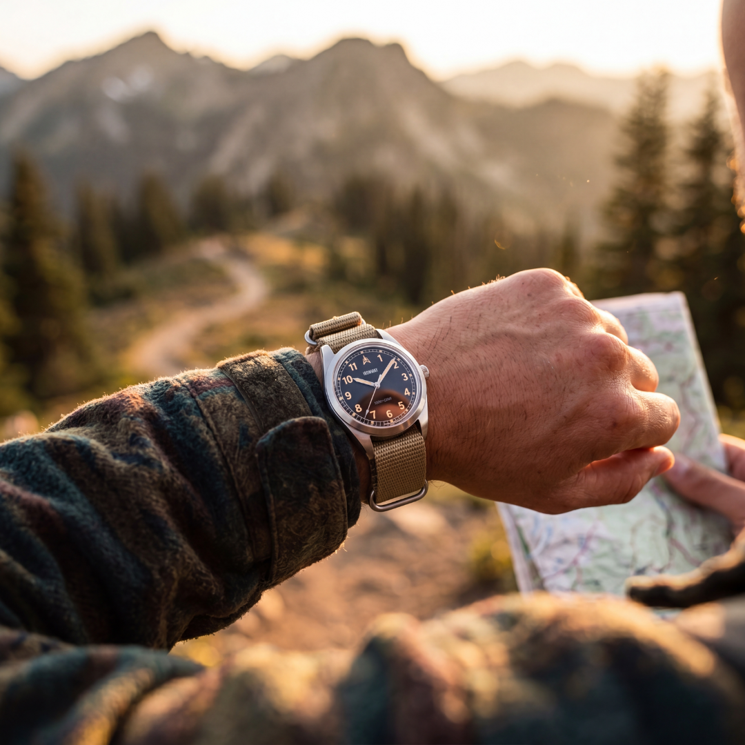 Ironway Field Watch 38 - 100M Water Resistant