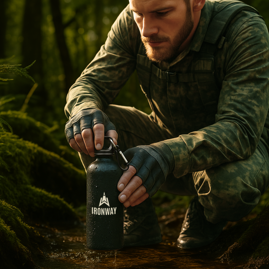 Trail Bottle – Lightweight Aluminum Water Bottle with Carabiner