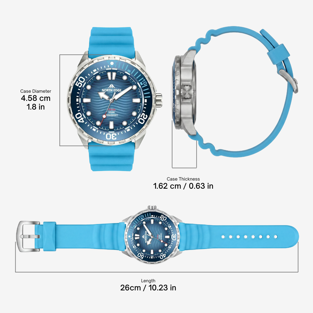 Trident 300 – Solar Powered 30ATM Diving Watch