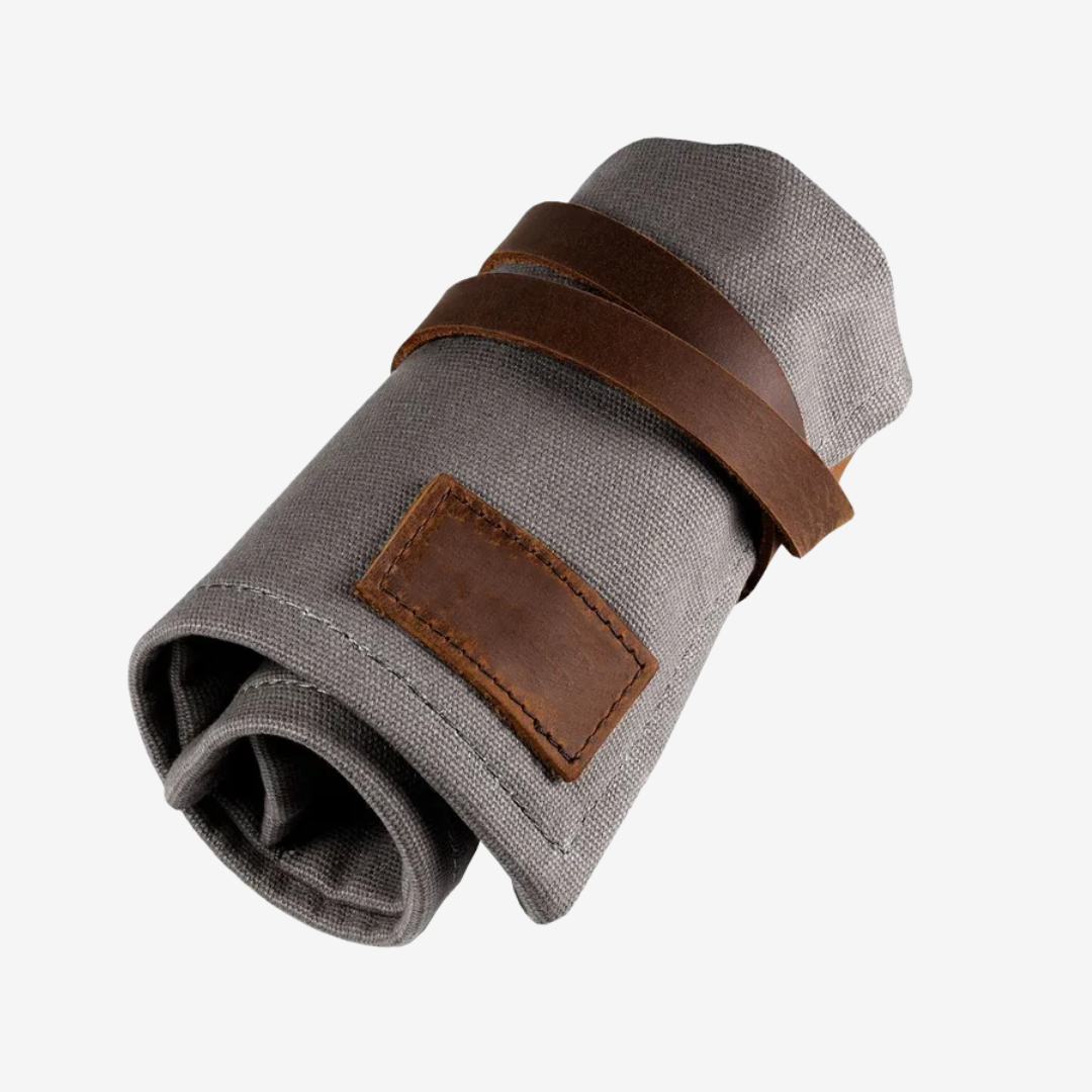 Waxed Canvas Travel Watch Roll