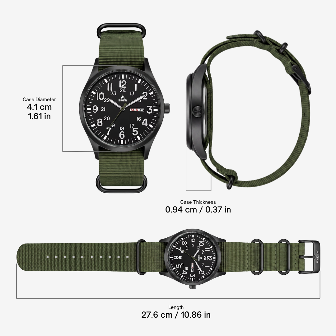 Ironway Field Watch 41 — Reliable in Any Conditions