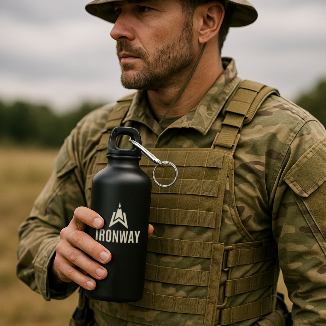 Trail Bottle – Lightweight Aluminum Water Bottle with Carabiner